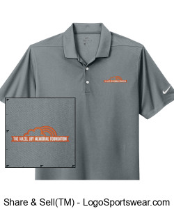 Nike Golf Polo - Gray Design Zoom